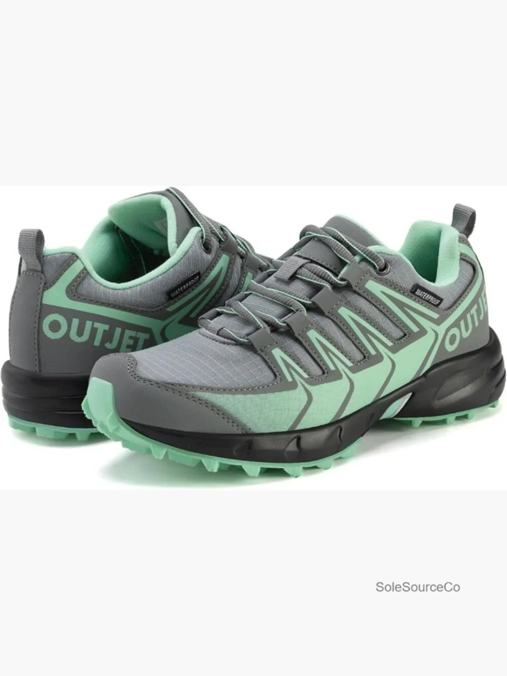 Women's Waterproof Hiking Shoes Lightweight Non-Slip Trails Walking Sneakers